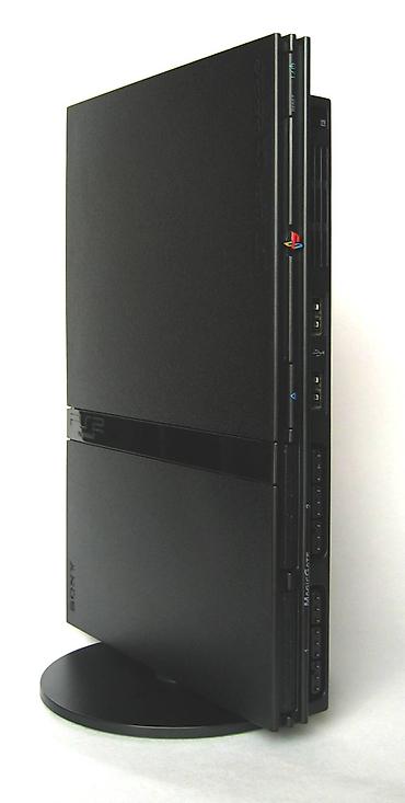 card reader: Sony PlayStation 2 Slim (PS2) oyun konsolu Xüsusiyyətlər: - Kompakt — 2
