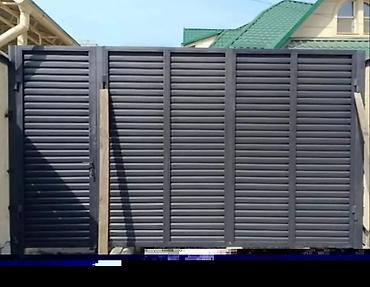 Распашные ворота: Металлические, Механические, Другой бренд, Для гаража, Для частного дома, Для сарая, С калиткой, Оптом, Новый, Бесплатная установка — 2