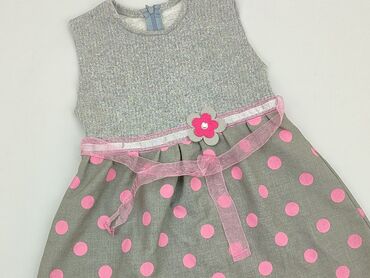 letnie długie sukienki w kwiaty: Dress, 1.5-2 years, 86-92 cm, condition - Good