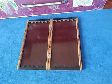 Нарды: Набор для игры в нарды (складное поле) - Деревянная складная доска на — 9