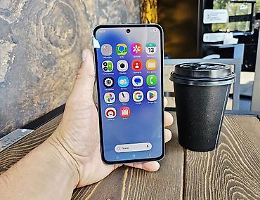 галакси а 54: Samsung Galaxy A55 5G, Б/у, 256 ГБ, цвет - Синий, 2 SIM — 7