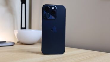 Apple iPhone: IPhone 15 Pro, 256 GB, Pacific Blue, Face ID, Sənədlərlə