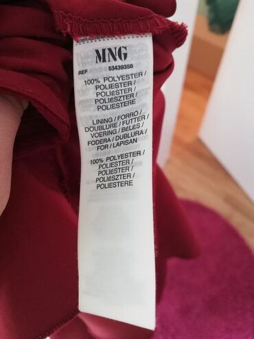 Haljine: Mango S (EU 36), bоја - Bordo, Večernji, maturski, Na bretele — 9