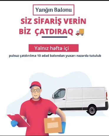 Yanğın söndürən: İstənilən növ yanğın söndürmə balonlarının satışı ve dolumu xidmeti — 4