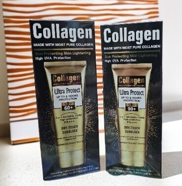 Bandajlar, korsetlər, korrektorlar: Collagen tərkibli spf 60+ collagen tərkibli spf 90+ ağ və bej