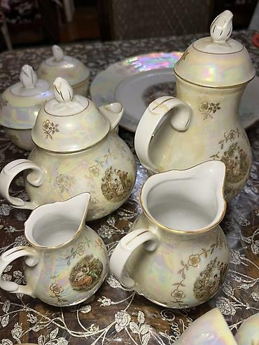 kahla madonna: Çay dəsti, Farfor, Madonna, 6 nəfərlik, Almaniya — 5