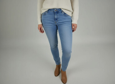 spodnie softshell lidl: Jeansy damskie, rozmiar L