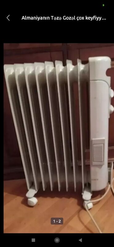 Elektrikli qızdırıcılar və radiatorlar: Almaniyanın Təzə Gozəl çox keyfiyyətli uzunömürlü qızdırıcı tam ideal