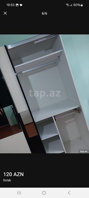 kapron borular: Dolab – sürgülü qapılı - Model: iki sürgülü qapı, bir qapıda böyük — 6