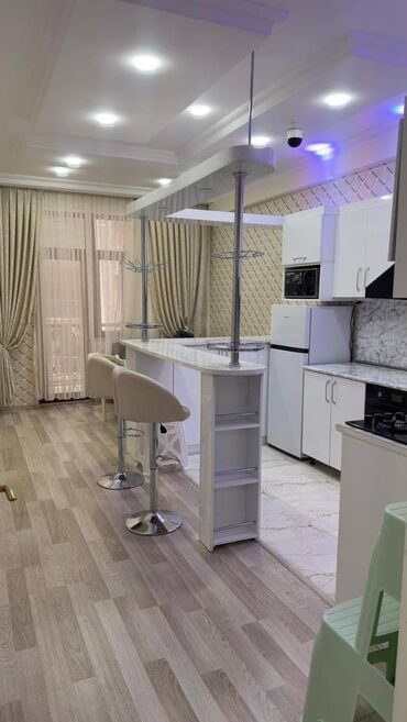 yeni ramanada ev: Новый Ясамал, 3 комнаты, Новостройка, 76 м²