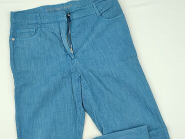 Women: Material trousers for women, size L (EU 40)