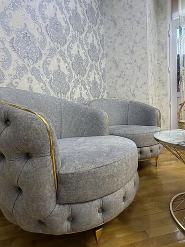 Divan və kreslo dəstləri: Divan desti satılır yalnız 2ay işlenib real alıcılara endirim olacağ — 4