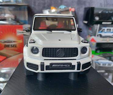 Avtomobil modelləri: Коллекционная модель Mercedes-Benz G63 W463 white 2019 GT Spirit — 7