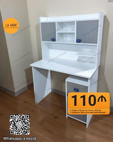 çalışma masaları: Компьютерный стол, Нераскладной, MDF, Прямоугольный стол