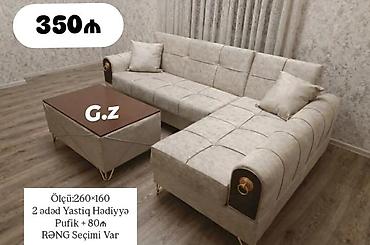 *Künc Divan 350Azn* 🛋️Rəng seçimi istənilən *2 ədəd Yastıq Hədiyyə🎁* — 1