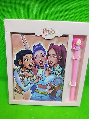 ручки для школы: Ежедневник с замком и ручкой “HELLO” для детей - Набор — 2