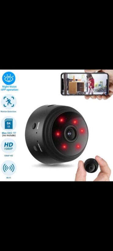 3 bucaq evler: Wifi Kamera "A9" mini casus Salam😀. Sizə keyfiyətli məhsul təqdim