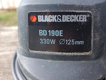 Električne brusilice: Originalna BLACK&DECKER ekscentar šlajferica snage 330W. Prečnik — 11