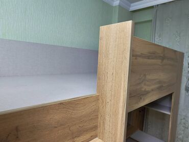 İkimərtəbəli uşaq çarpayıları: Oğlan və qız üçün, İşlənmiş, Çarpayı, Matrassız, MDF — 8