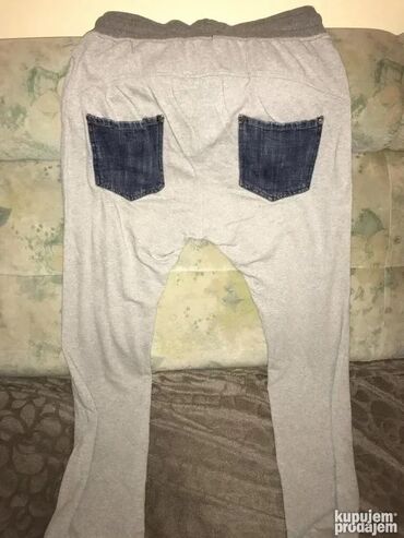 Trenerke: Donji deo trenerke, XL, Dsquared2, bоја - Siva, Pamuk — 1