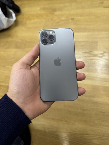 Apple iPhone: IPhone 12 Pro, 128 GB, Graphite, Simsiz şarj, Face ID