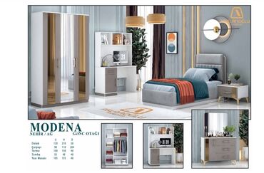 qız üçün dolab: Oğlan və qız üçün, Yeni, Təknəfərlik çarpayı, Yazı masası, Dolab, Termo