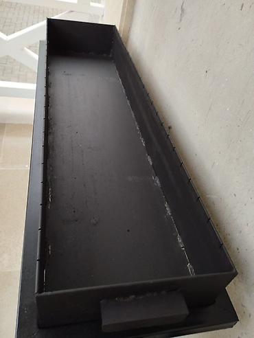Все для дома и сада: Metall karkaslı barbekü/şamdan üçün servis konsolu - Material: qalın — 7
