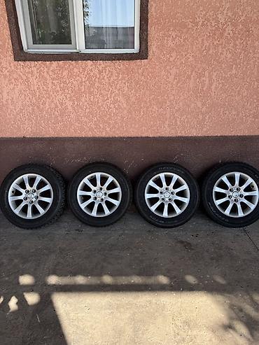 Шиналар жана дисктер: Дөңгөлөктөр монтажда 215 / 60 / R 16, Кыш, Колдонулган, Комплект, Жеңил унаалар, Куйма, тешиктери - 5 — 1
