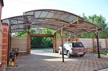 Навесы: Навес, Арочный, Металл, Поликарбонат, Новый, Гарантия — 4