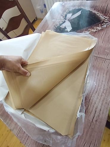 ag saat: Salam. Şirniyyat bişirmək üçün yağlı kağız. Qəhvəyi kağızın kilosu 9 — 3