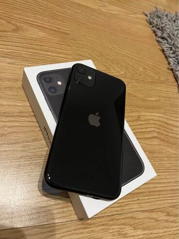 islenmis komputer aliram: IPhone 11, 128 ГБ, Черный, Беспроводная зарядка