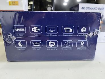 gps avto: TOMBOSS 4K Ultra HD Dash Cam – 4K+WiFi avtomobil videoqeydiyyatçısı — 2