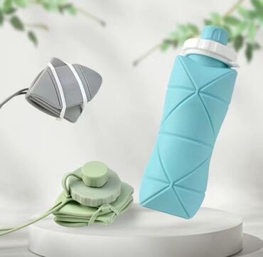 Другие аксессуары: Складная силиконовая бутылка для воды Откройте для себя инновационную