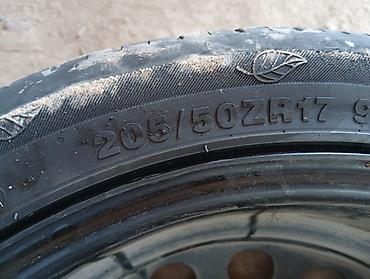 5120 r17: Срочно! Стальное колесо в сборе с шиной. Параметры: - Диаметр диска — 3