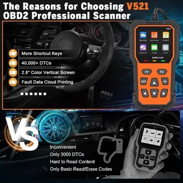 Alati za automobile: Novo - V521 OBDII / EOBD + CAN Auto Dijagnostika Profesionalni — 4