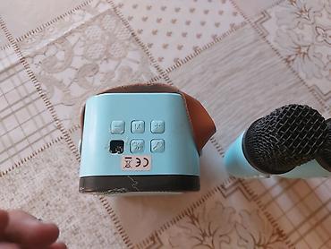 Караоке: İki mikrafonlu mini karaoke dəsti - Dəst: 1 ədəd portativ Bluetooth — 3