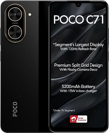 чехол на mi 11 lite: Смартфон POCO C71 - Крупнейший в сегменте дисплей с частотой — 1