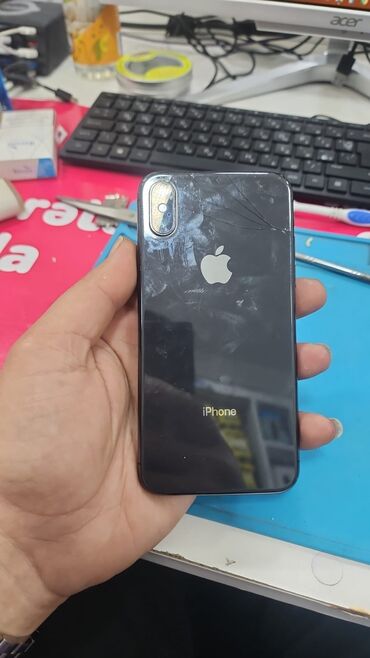 Apple iPhone: IPhone X, 64 GB, Black Titanium