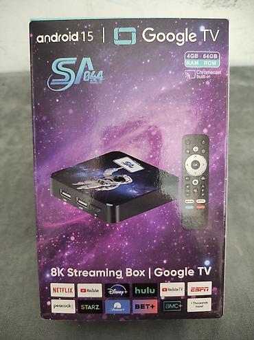 smart tv ram: SA Q44 8K Streaming Box | Google TV.4ram.64.rom - Platforma: Android — 1