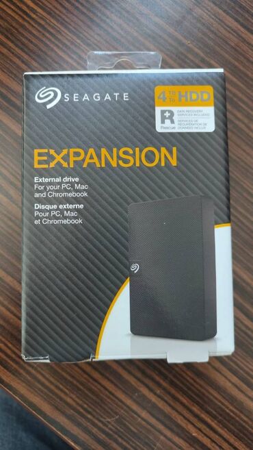 Материнские платы: Внешний Жёсткий диск (HDD) Seagate, 4 ТБ, Новый