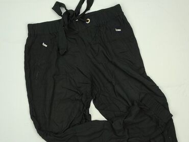 Material trousers for women, size L (EU 40)