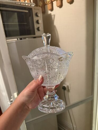 xrustal stekan olcusu: Bohemia kristal şirniyyat qabı (BOHEMAX) - Çex Respublikası istehsalı