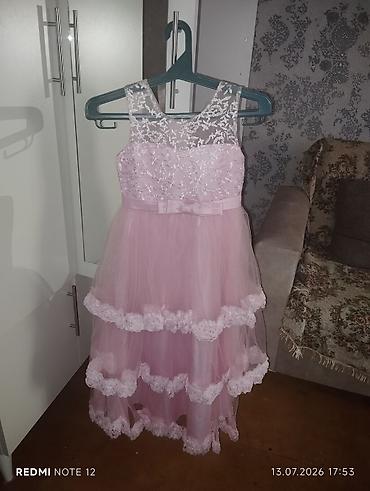 usag donu: Uşaq paltarları dəsti 1) Yaşıl xallı gündəlik don - Rəng: pastel — 5