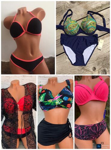 Kupaći kostimi: M, Poliester, bоја - Šareno na lalafo.rs — 8 Kupaći kostimi: M, Poliester, bоја - Šareno — 8