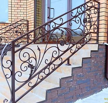 Сварка: Изделия из нержавейки: Перила, Лестница, лестница для торгового центра — 6