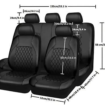 pezo 1: Presvlake za auto-sedišta – komplet za 5 sedišta (prednja + zadnja — 4