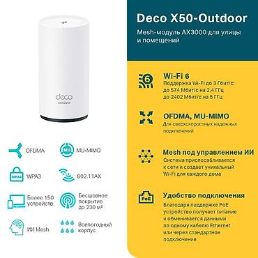 raspberry pi: Уличный модуль tp-link Deco X50-Outdoor Mesh-модуль AX3000 для улицы и — 3