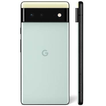 телефон за 3 тысячи: Google Pixel 6, Б/у, 128 ГБ, цвет - Белый, 2 SIM, eSIM