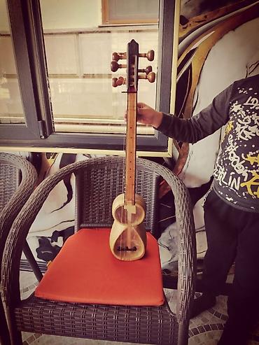 bazar çantası: Məhsul: Uşaq ölçülü saz (mini saz) + çiyinli daşıma çantası — 1