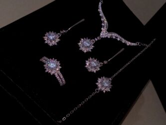 Zərgərlik dəstləri: Dəstə daxildir: Boyunbağı, 925 Əyar